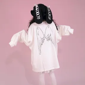 Angel Wings Loose Sweatshirt