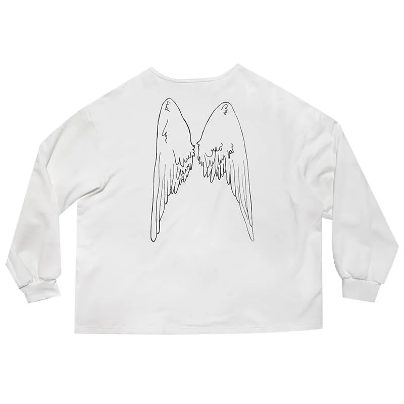Angel Wings Loose Sweatshirt