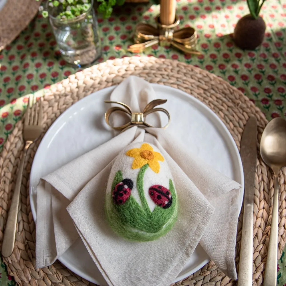 Artisan Easter Egg Ladybug