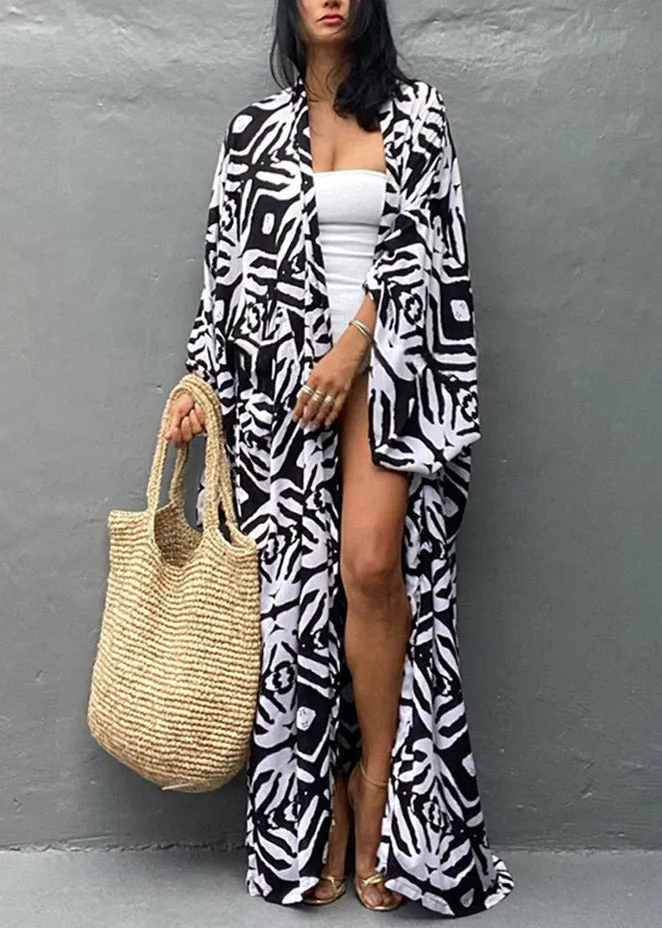 Black And White Holiday Cardigans
