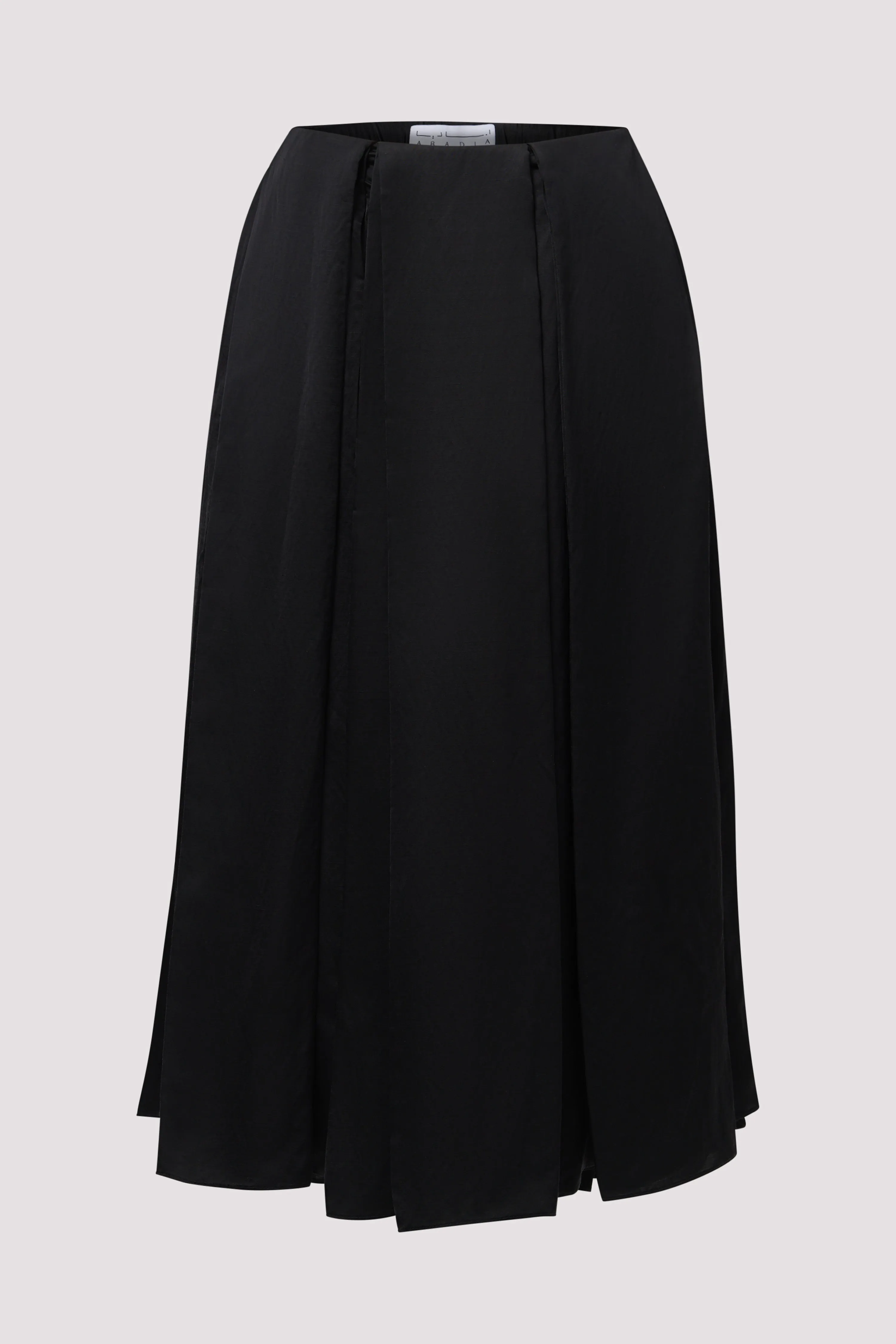 Black Elodie Midi Skirt