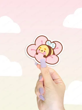 Bumblebutt Sakura Flower Die-Cut Vinyl Sticker | Cute Kawaii Decor
