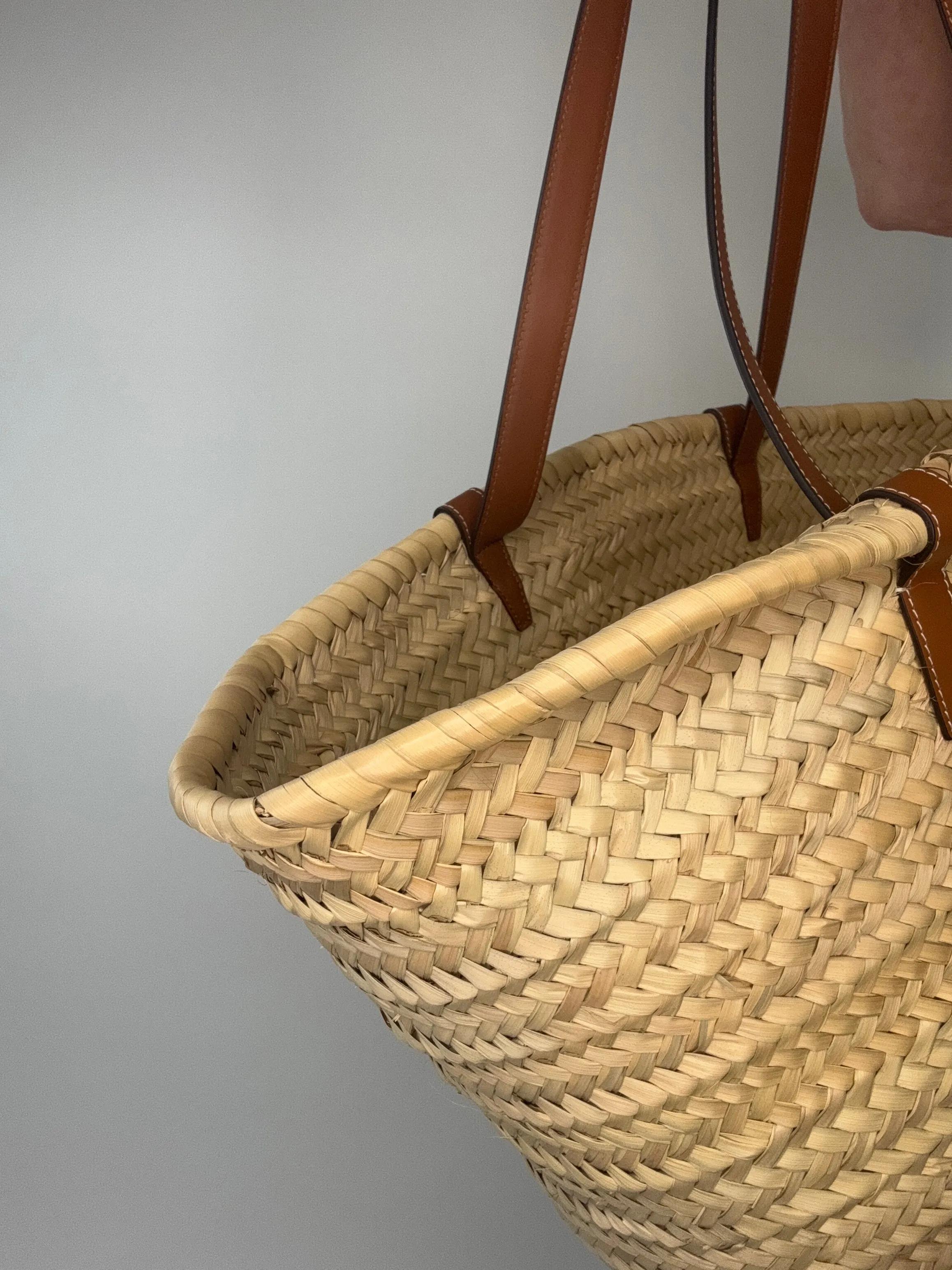 Celine Raffia  Large Tote Bag