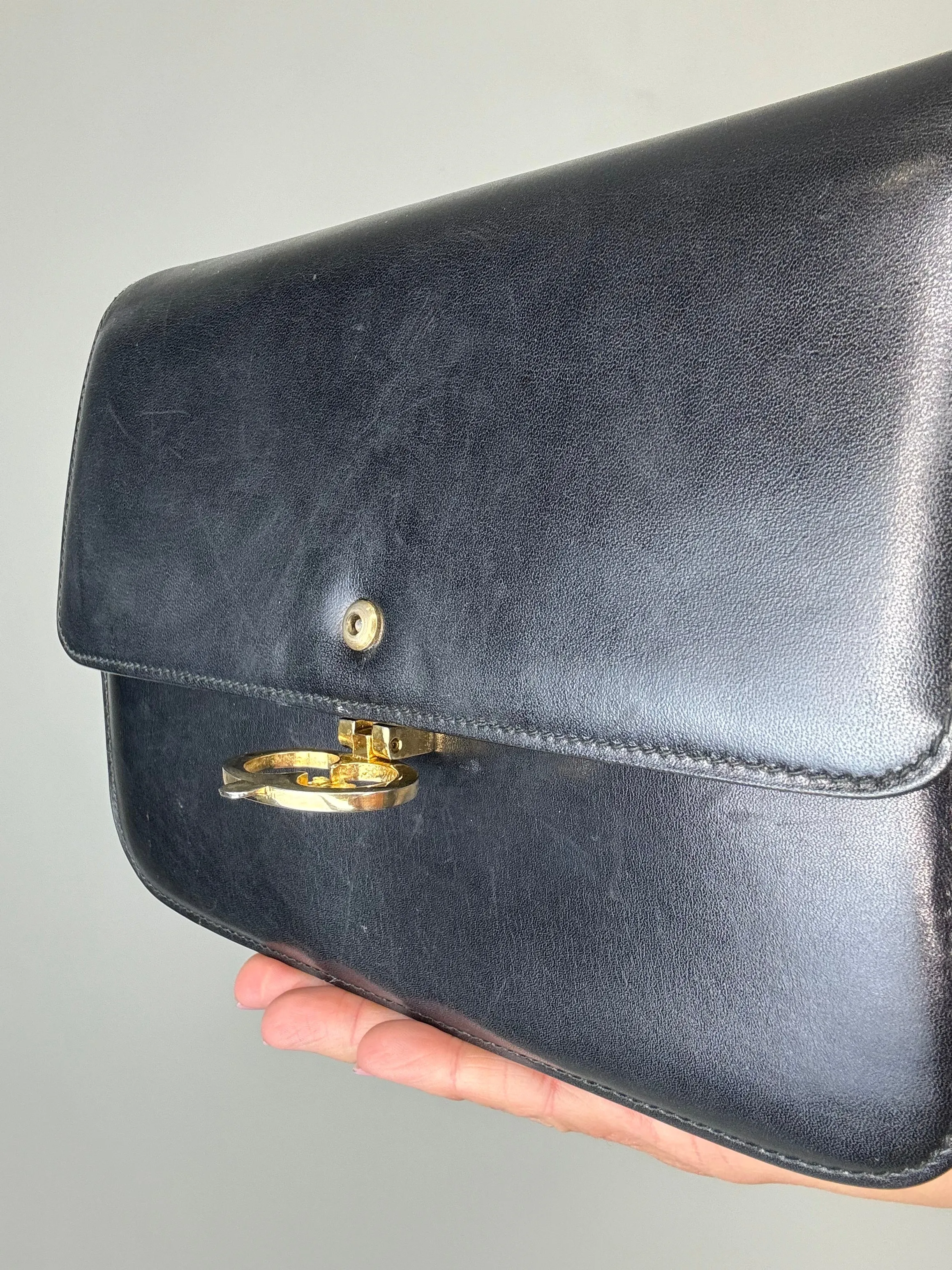Celine Triomphe Vintage Shoulder Bag
