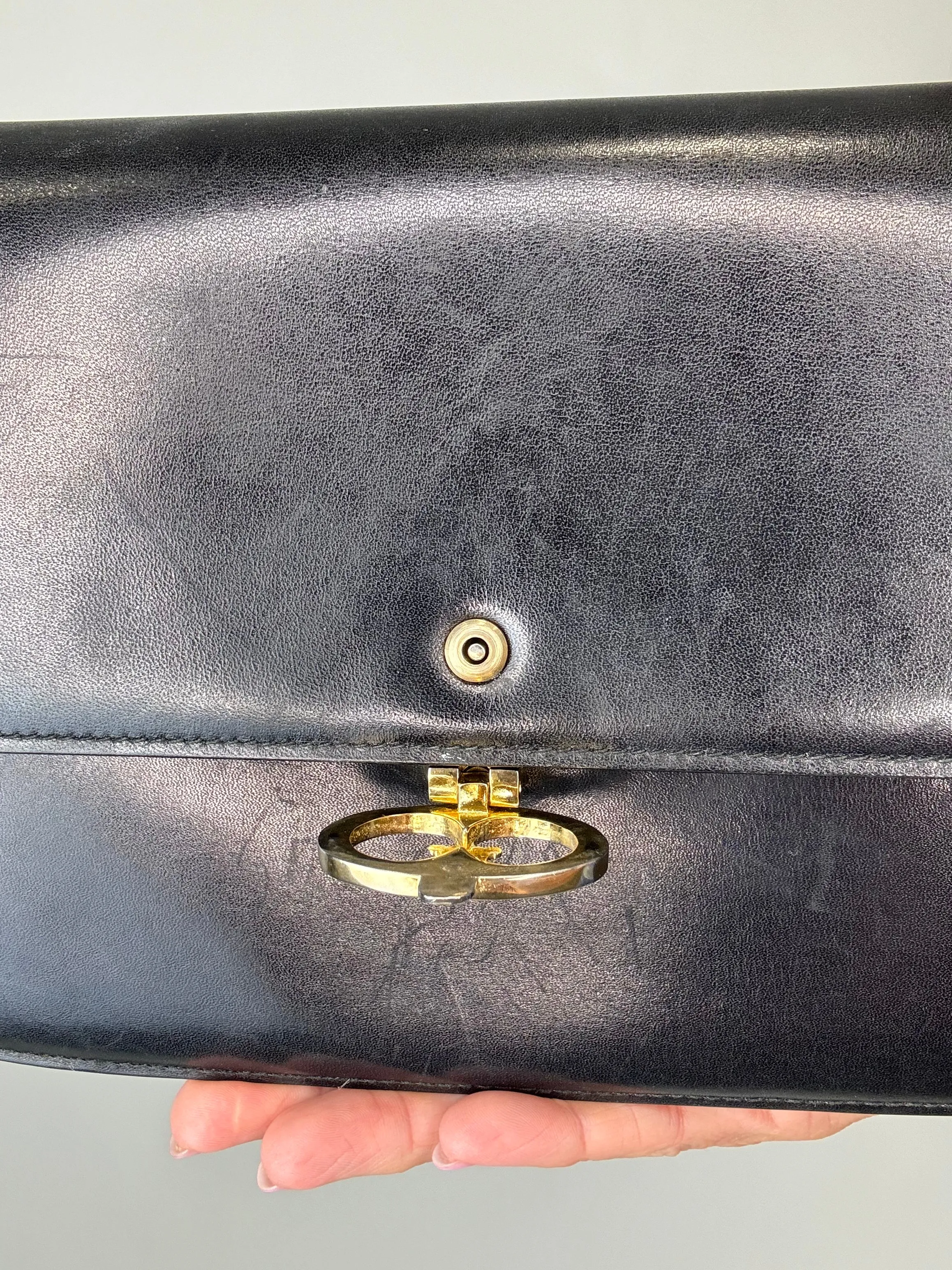 Celine Triomphe Vintage Shoulder Bag
