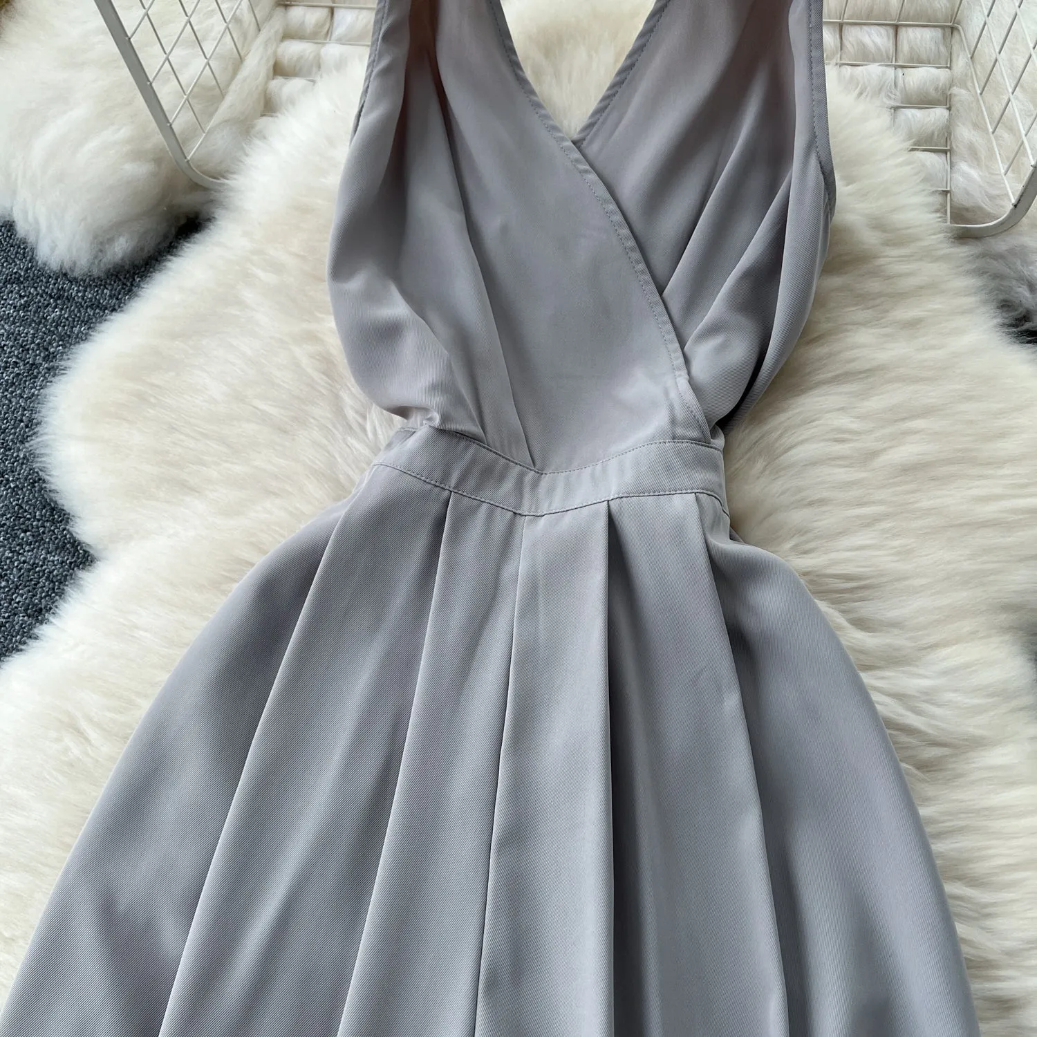 Chic Backless V-neck Halter Jumpsuits