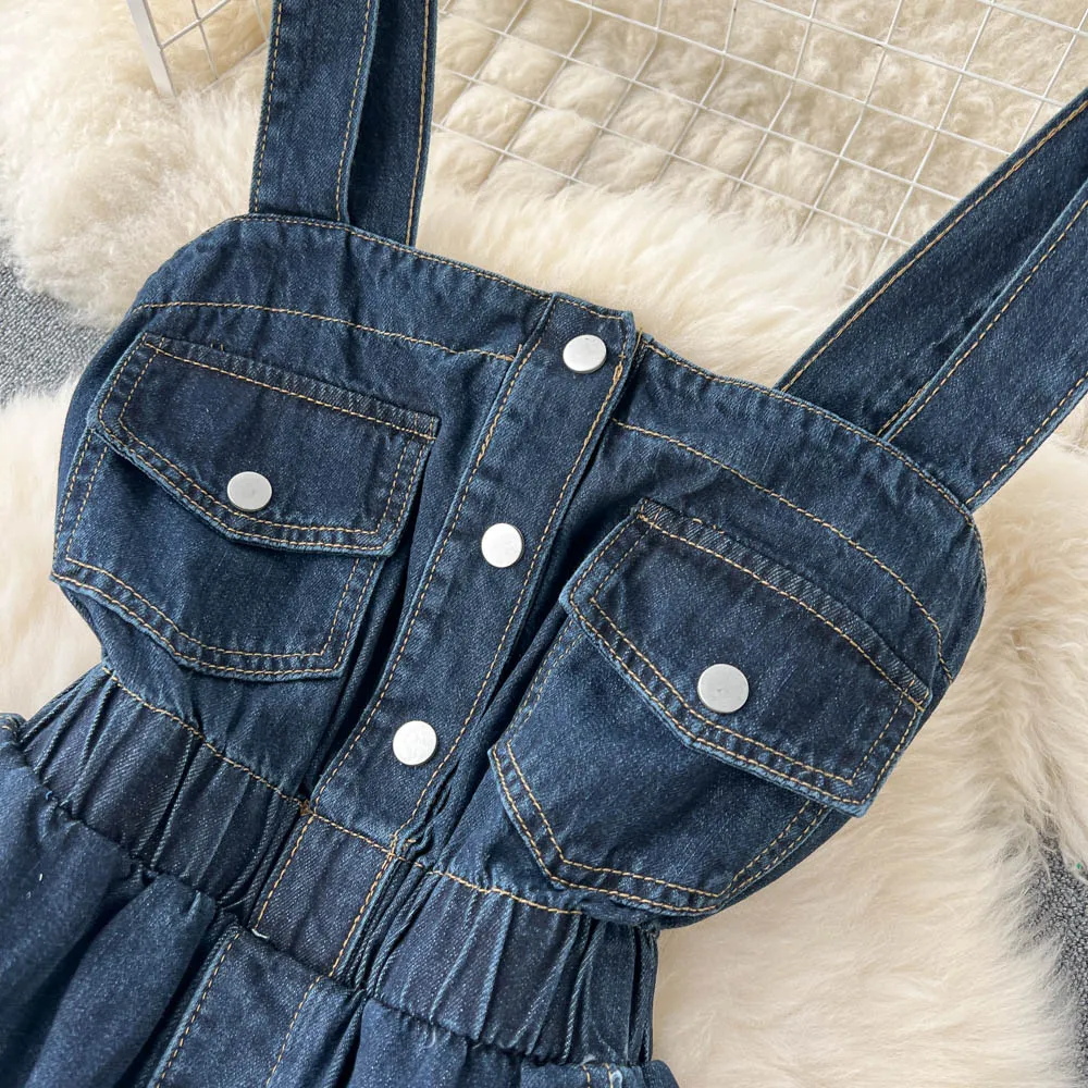 Chic Rolled Hem Loose Fit Jumpsuit