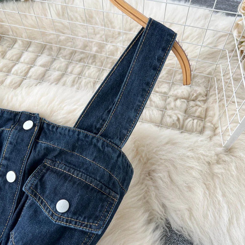 Chic Rolled Hem Loose Fit Jumpsuit