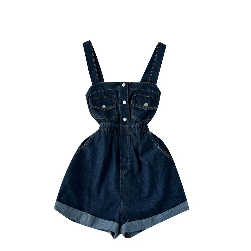 Chic Rolled Hem Loose Fit Jumpsuit