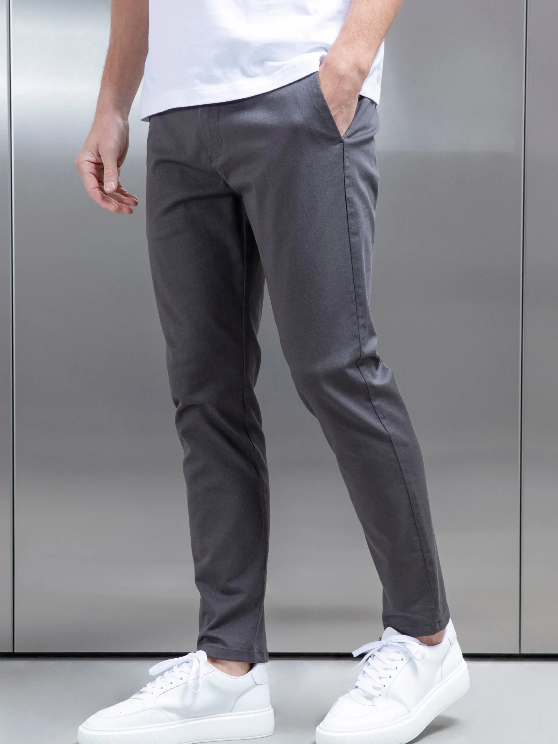 Chino Trouser in Grey