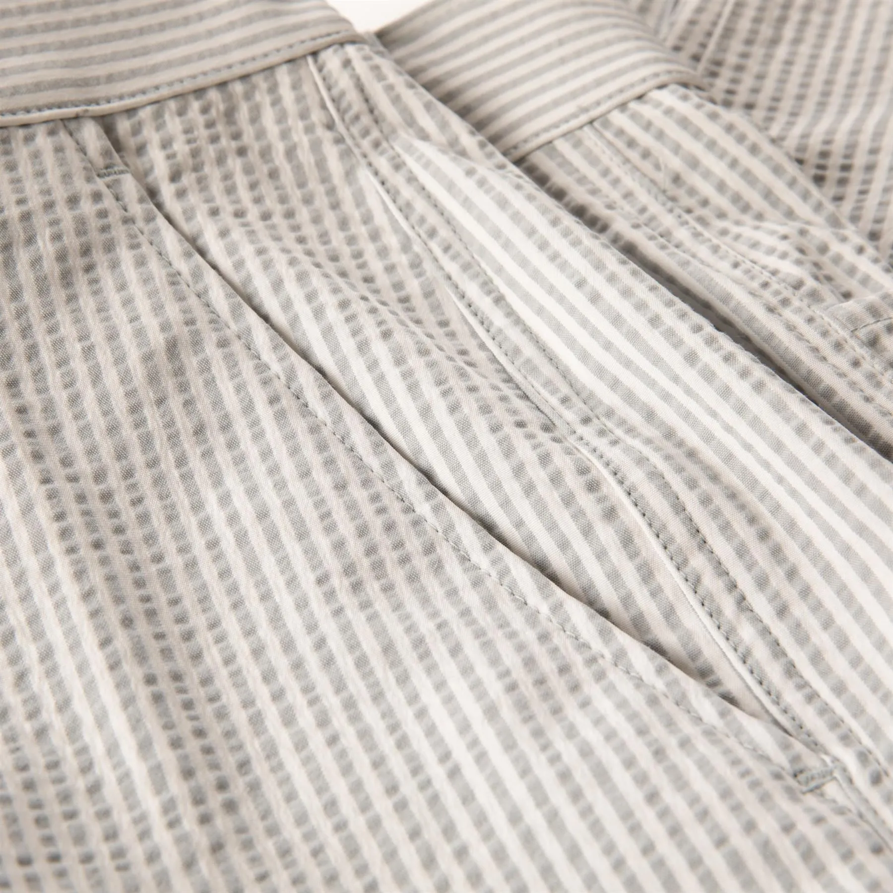 DF DV Chino Seersucker Pant Light Smoke Grey/Pure
