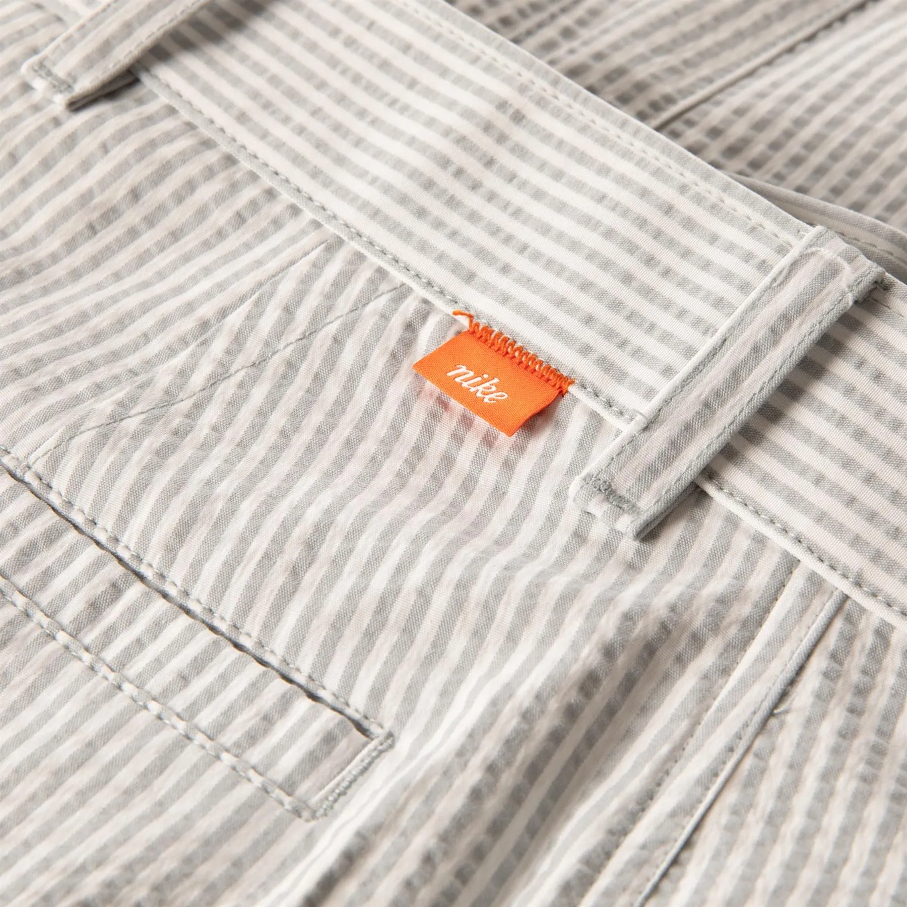 DF DV Chino Seersucker Pant Light Smoke Grey/Pure