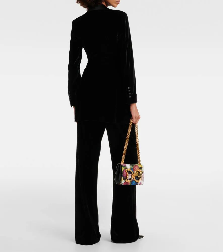 Dolce&Gabbana Double-breasted velvet blazer