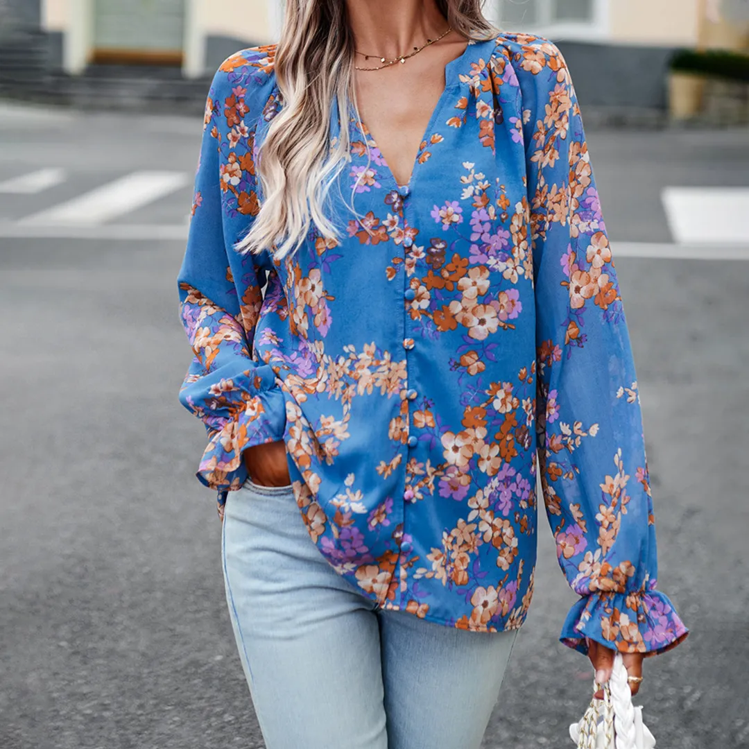 ELLIE - Blouse florale élégante pour un look frais