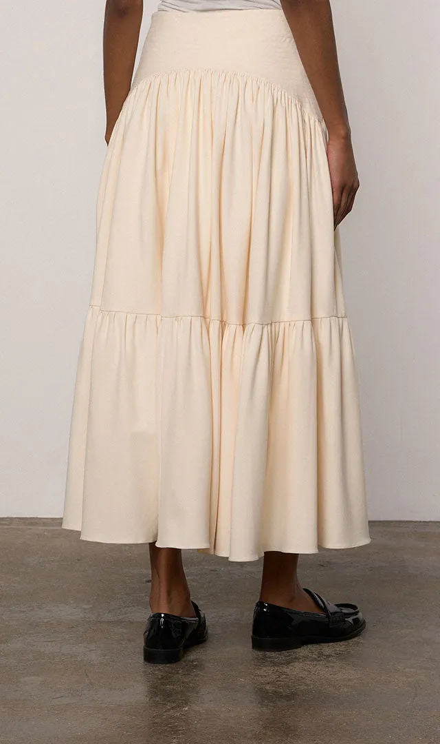 Farah Skirt in Cream
