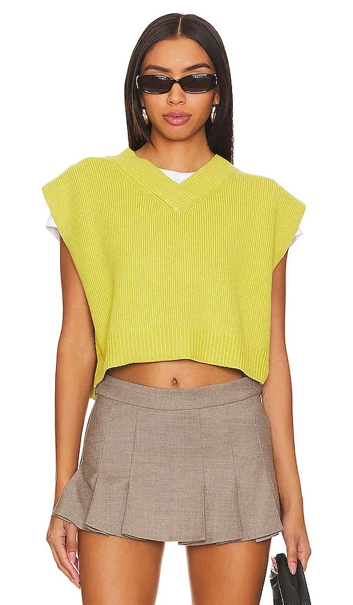 Free People Easy Street Vest in Green