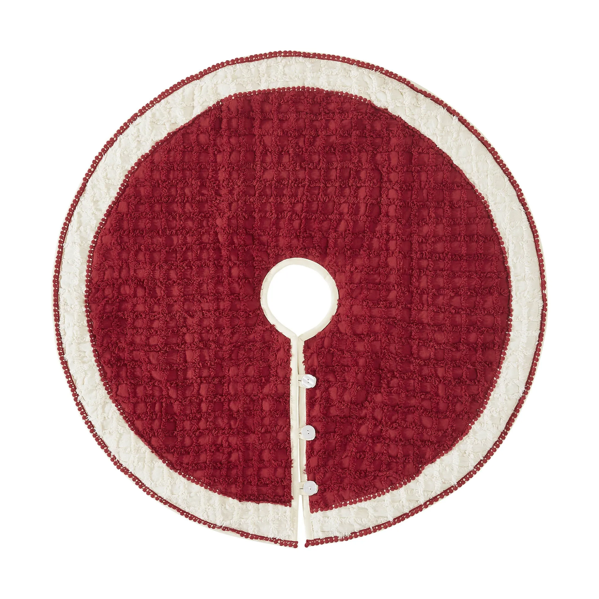 Kringle Chenille Tree Skirt 36" VHC Brands