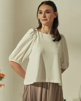 Lexi Puffed Sleeves Loose Top
