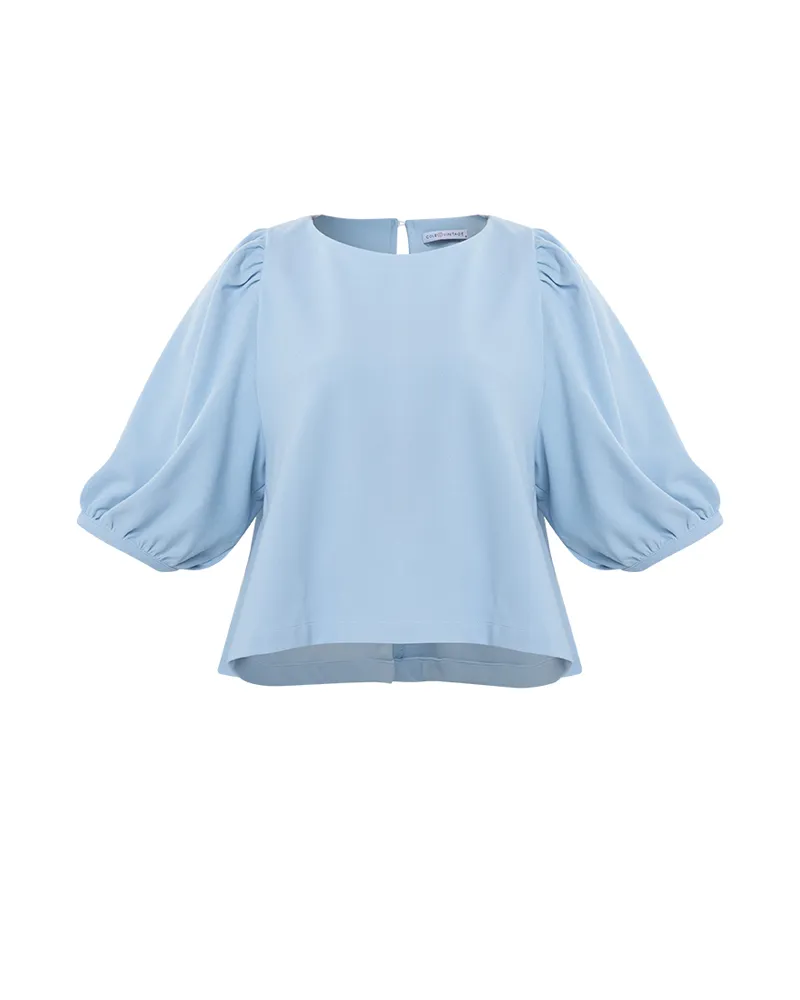 Lexi Puffed Sleeves Loose Top
