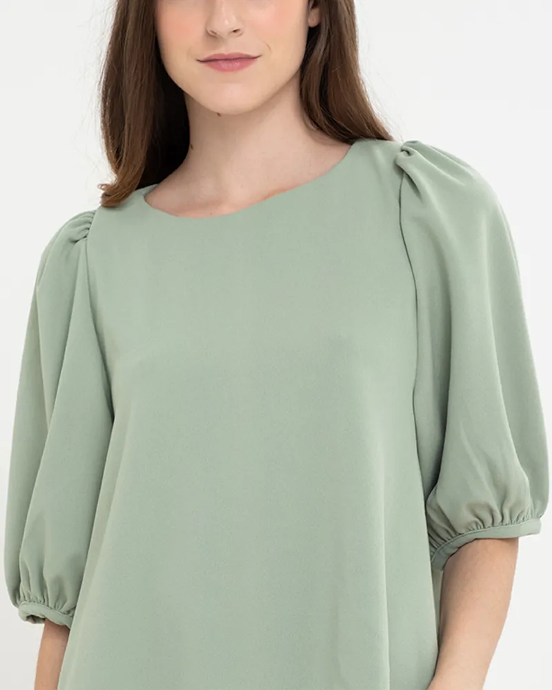 Lexi Puffed Sleeves Loose Top
