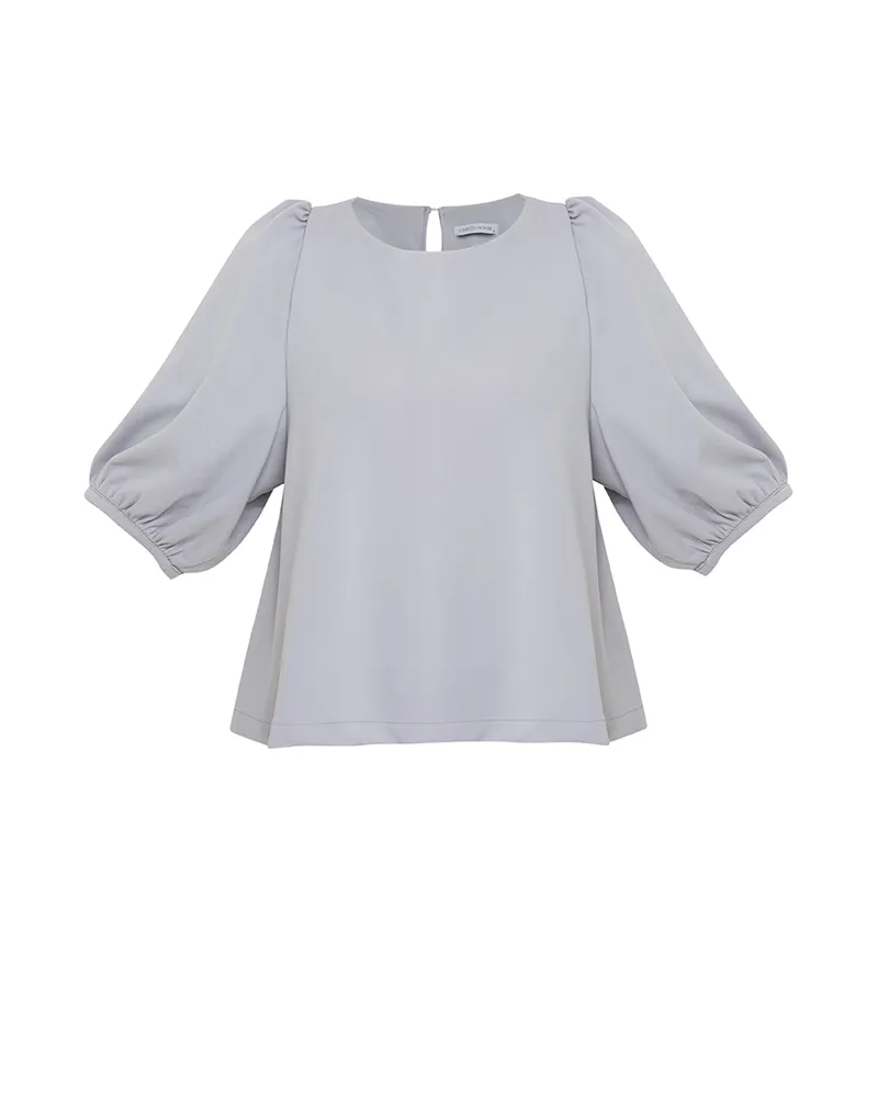 Lexi Puffed Sleeves Loose Top