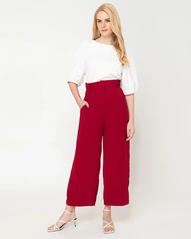 Lexi Puffed Sleeves Loose Top