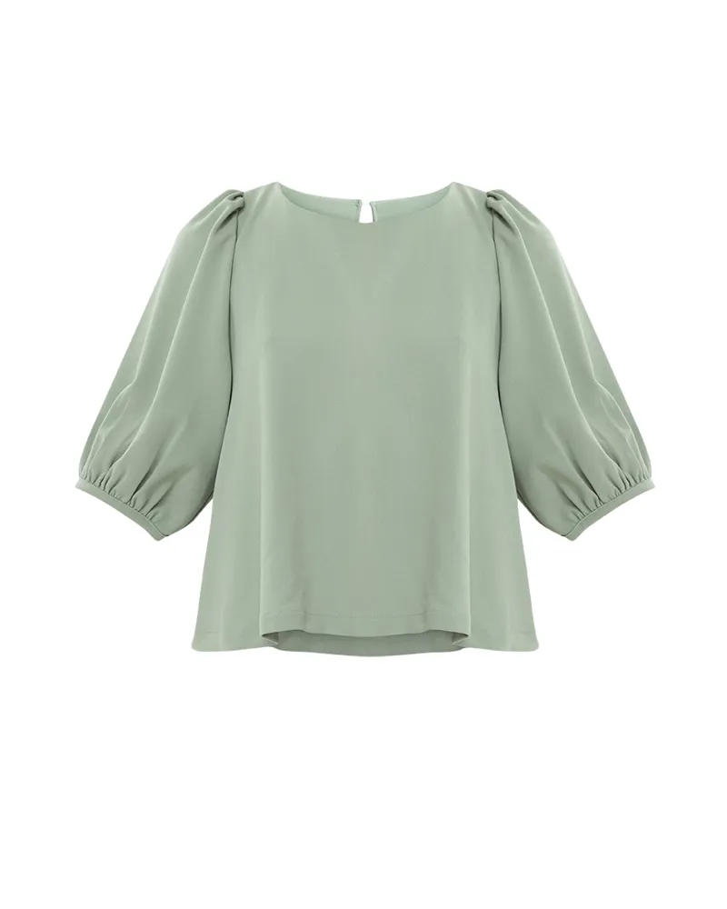 Lexi Puffed Sleeves Loose Top