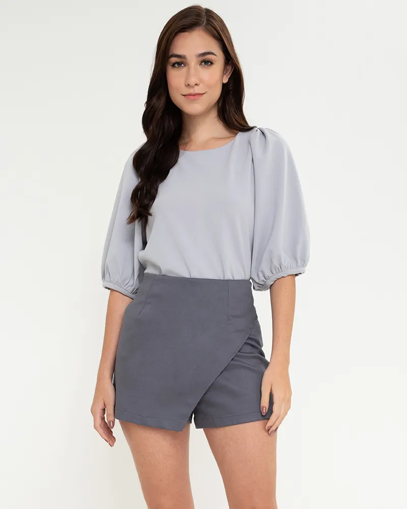 Lexi Puffed Sleeves Loose Top