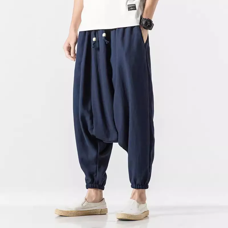 Loose Fit Drop Crotch Pants