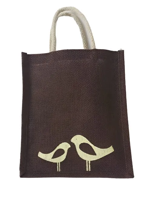 Love Bird Jute bag