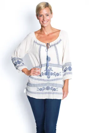 Mimosa Top in White
