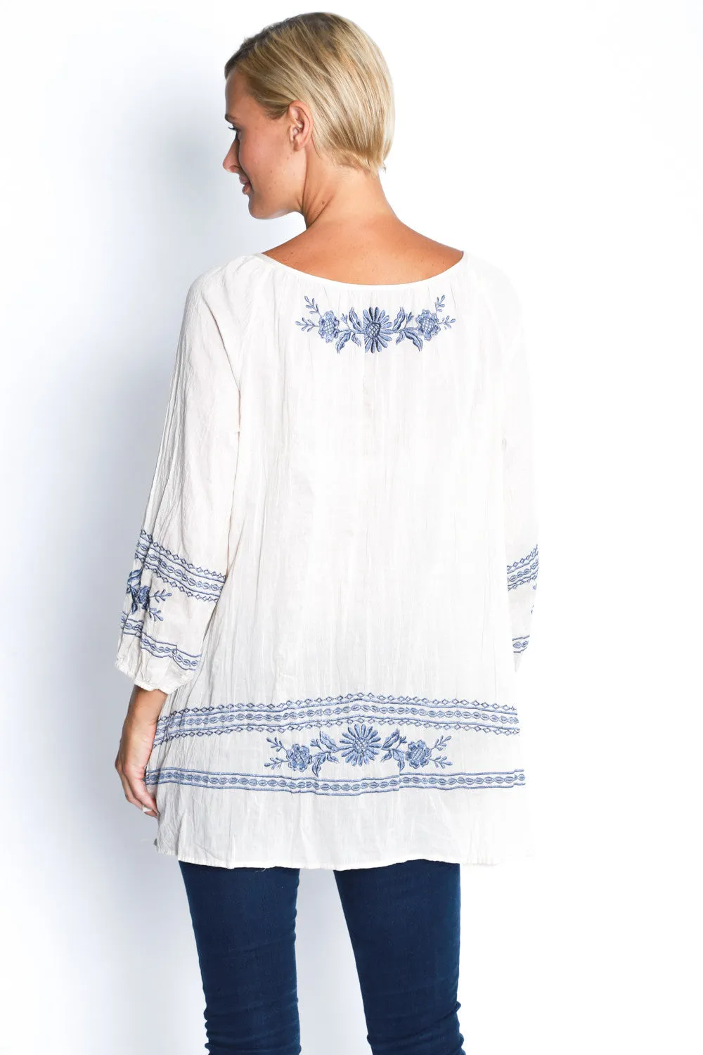 Mimosa Top in White