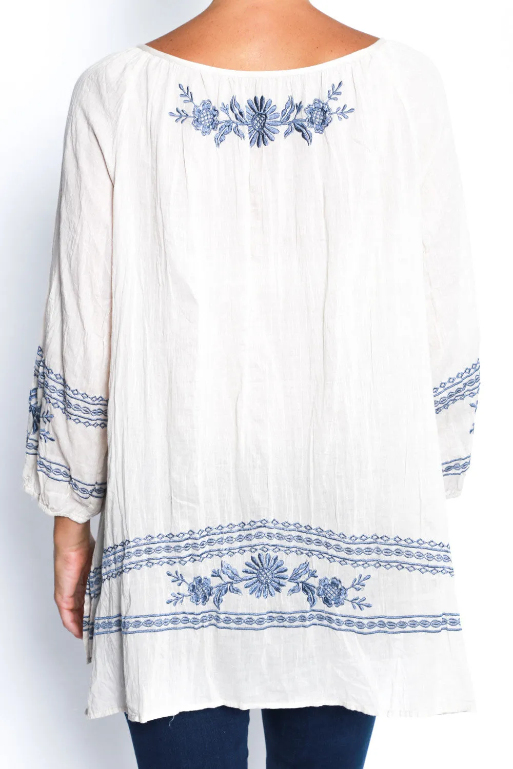 Mimosa Top in White