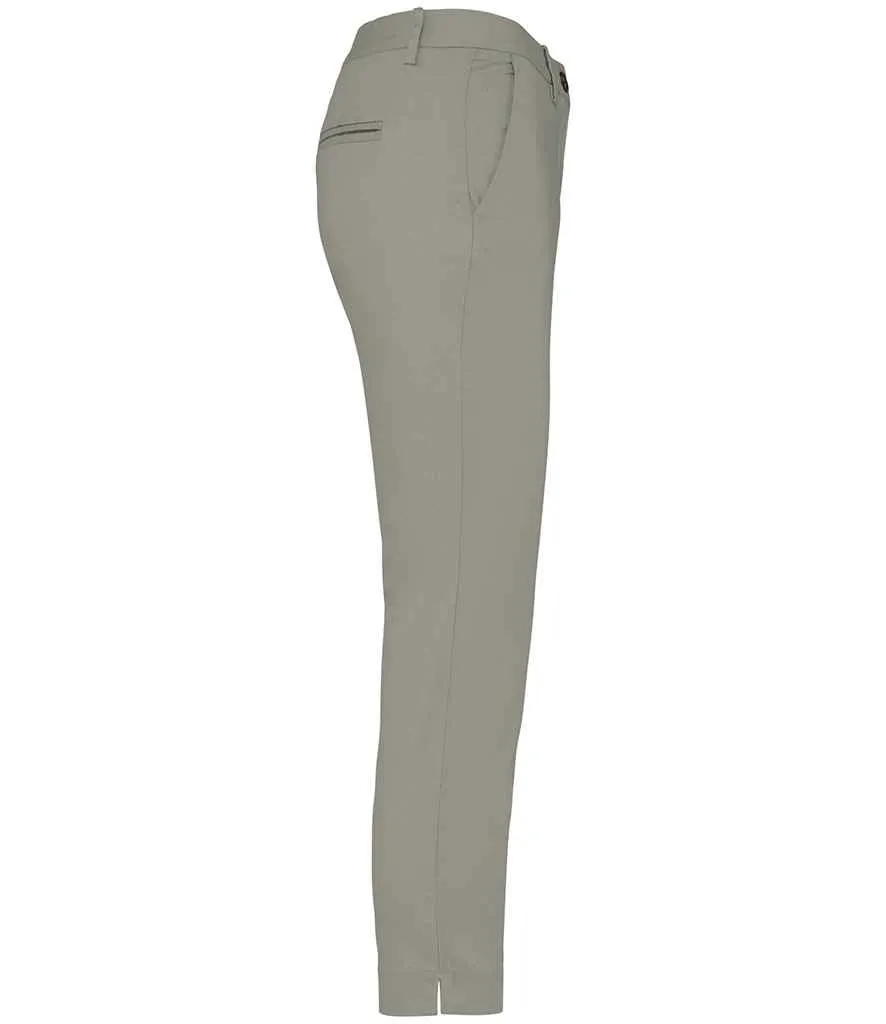 Native Spirit Ladies Chino Trousers | Almond Green