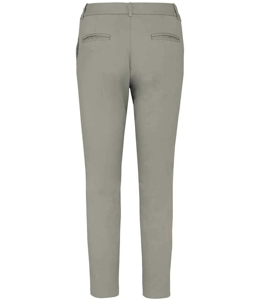 Native Spirit Ladies Chino Trousers | Almond Green