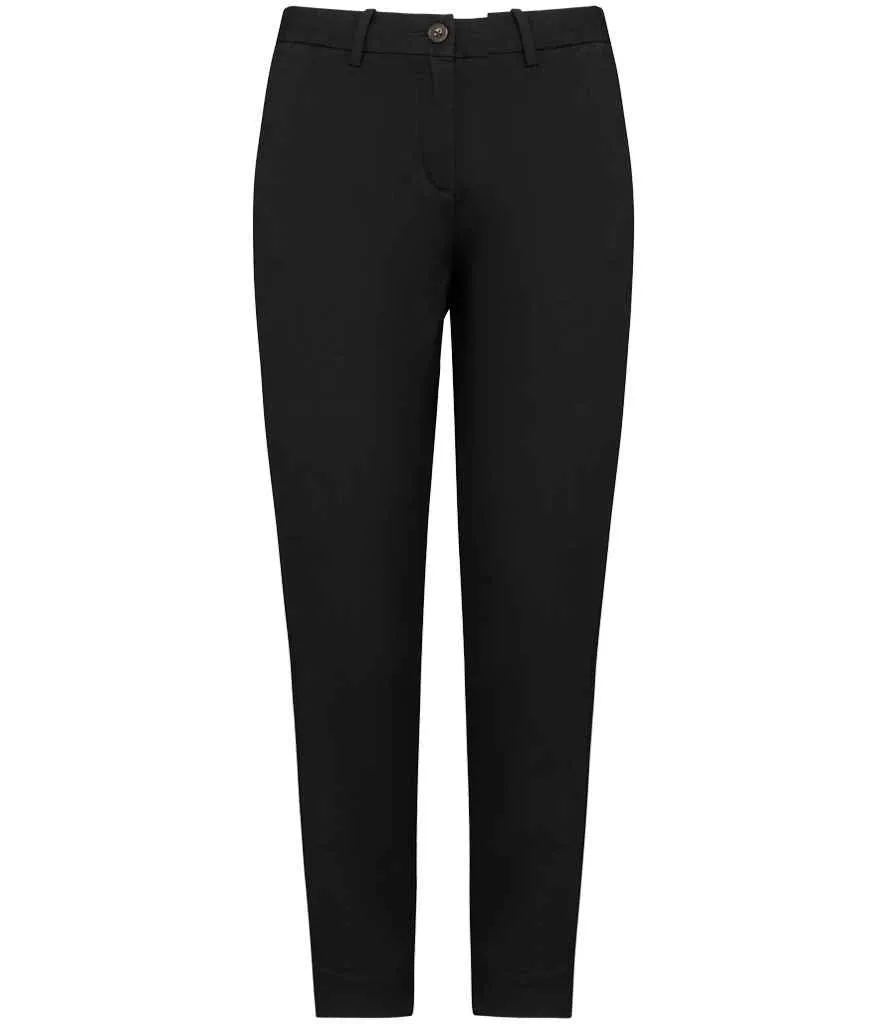 Native Spirit Ladies Chino Trousers | Black