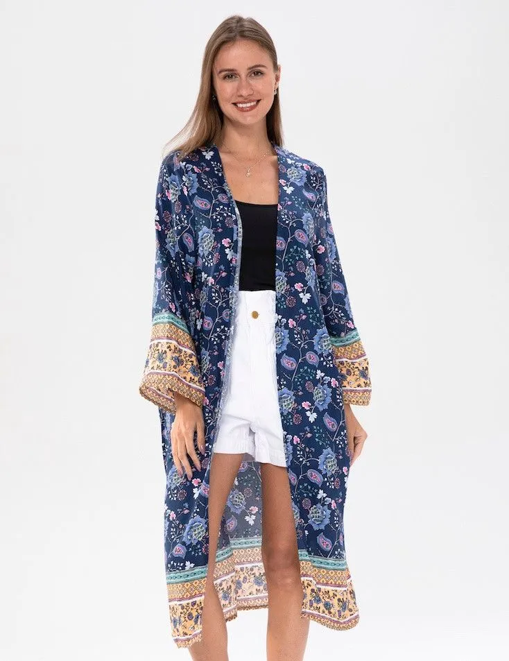 Navy Cotton Cardigans
