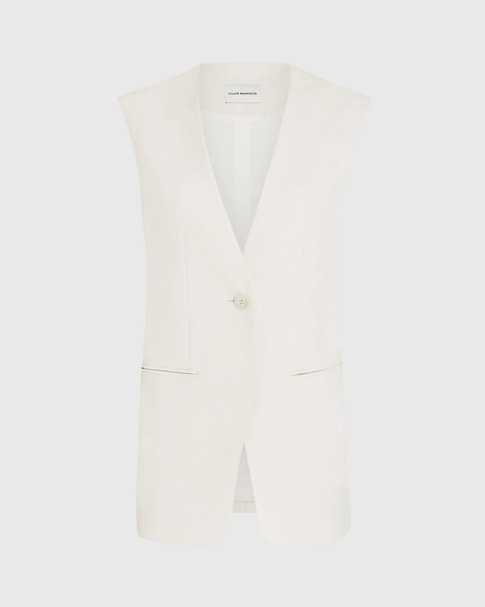 Relaxed Long Vest