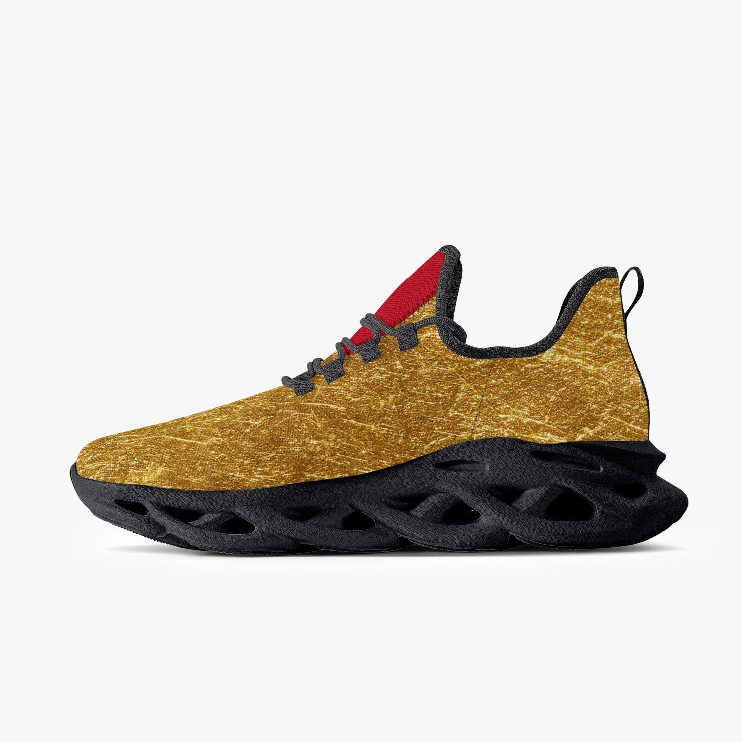 Vegas Hockey Bounce Mesh Knit Sneakers - Black sole