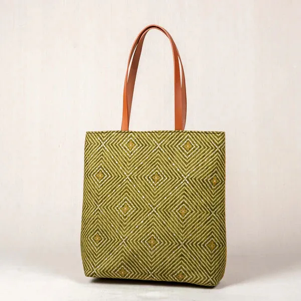 Wasabi Tote Bag - Green/Yellow