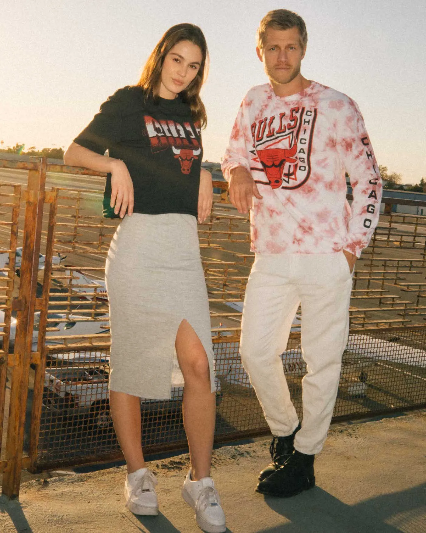 Women's Bulls Courtside Cropped Tee